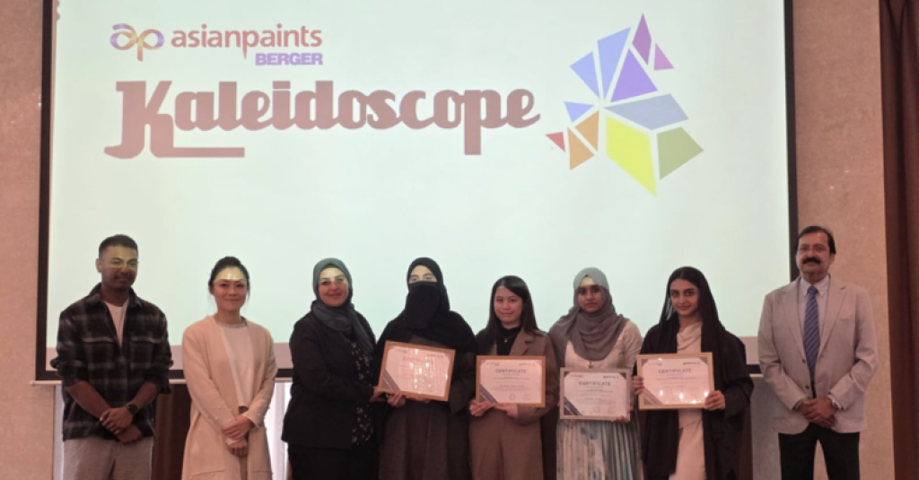 Ajman University Students Win Regional Prize at Kaleidoscope 2025 Sustainable Design Competition
