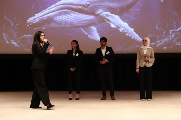 Ajman University Students Participate in the 24th Inter-College Environmental Public Speaking Competition