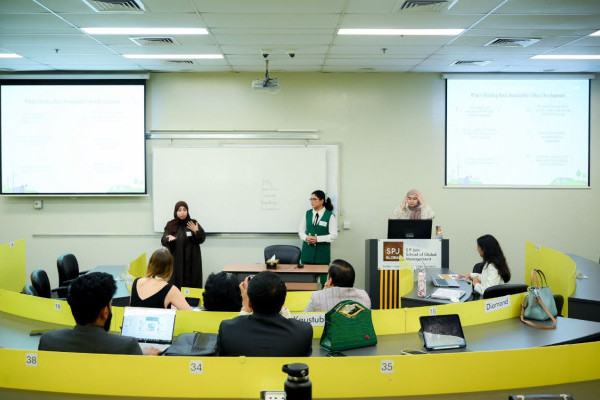 Ajman University Students Excel at UAE Sustainability Championship as Top Finalists