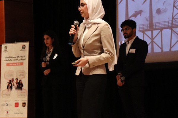 Ajman University Students Participate in the 24th Inter-College Environmental Public Speaking Competition