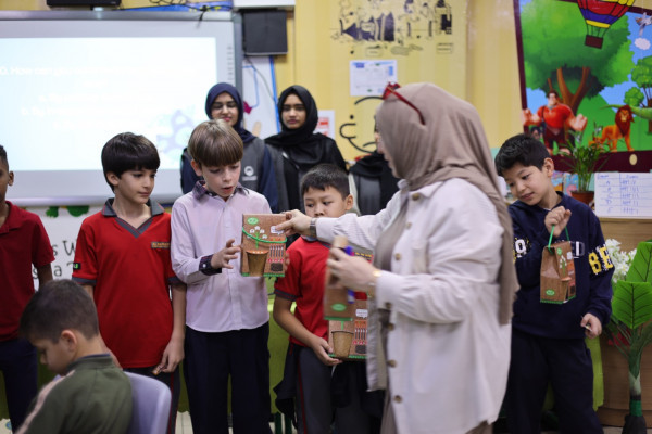 Ajman University's Office of Sustainability Organizes an Awareness Session and Workshop titled “Your Planet Needs You “at Al Maarifa International Private School