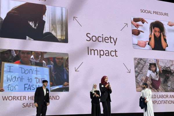 Ajman University Students Participate in the 25th Inter-College Environmental Public Speaking Competition