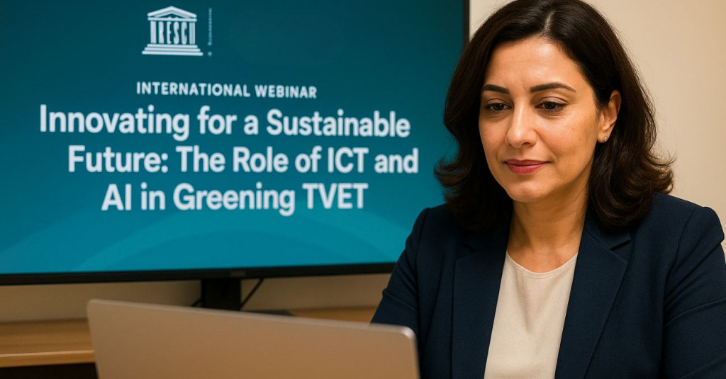 Ajman University Joins UNESCO Webinar to Champion ICT and AI in Greening Education