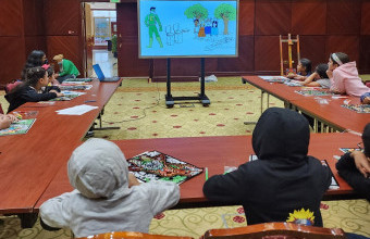 Ajman University Conducts Sustainability Workshop for Youth During Winter Fest 2022