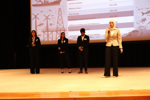 Ajman University Students Participate in the 24th Inter-College Environmental Public Speaking Competition