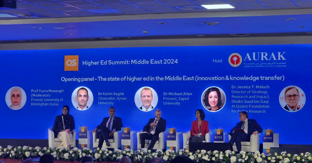 Ajman University Delegation participate in QS Higher Education Middle East Summit 2024