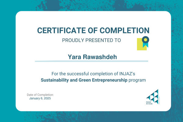 Ajman University Students Earn Certificates in Sustainability & Green Entrepreneurship Through INJAZ Partnership