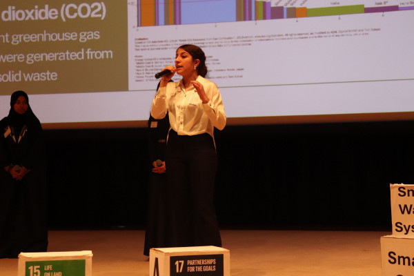 Ajman University Students Participate in the 24th Inter-College Environmental Public Speaking Competition