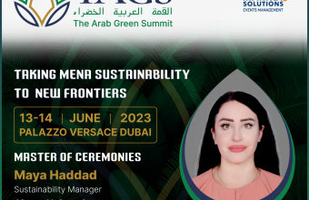 Ajman University's Maya Haddad Advocates for Sustainability as Master of Ceremonies at Arab Green Summit