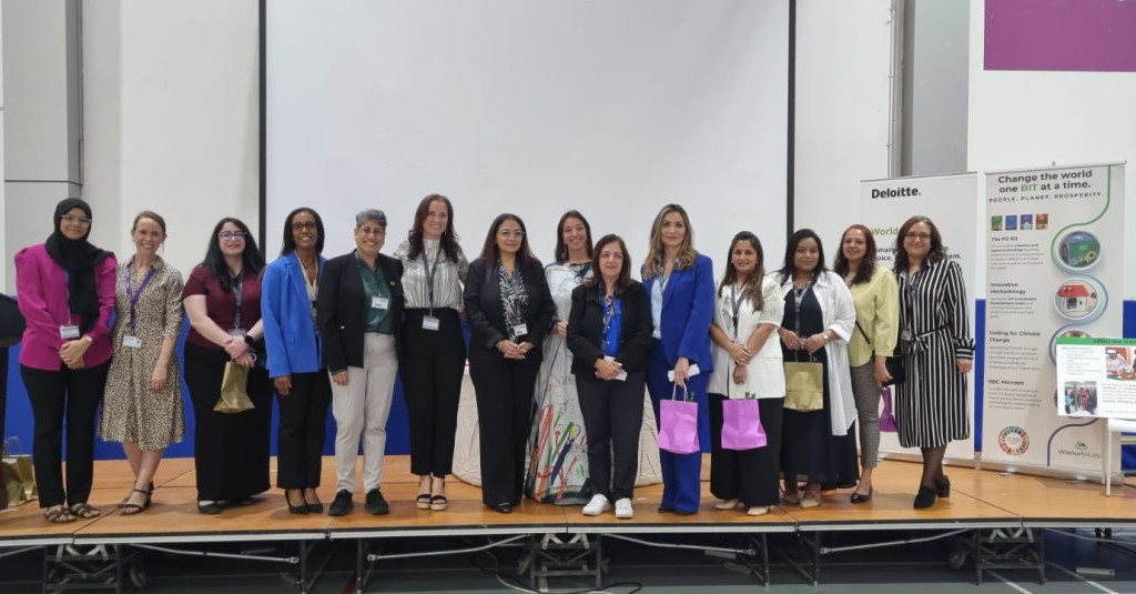 Young Innovators Take on Climate Change: Ajman University's Maya Haddad Leads Judging at Girls in ICT Hackathon