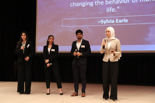 Ajman University Students Participate in the 24th Inter-College Environmental Public Speaking Competition