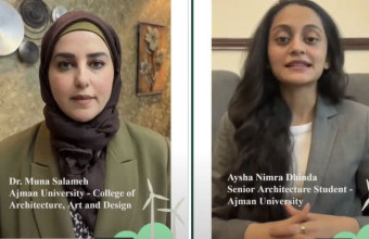 Ajman University Faculty and Student Voice the Call to 
