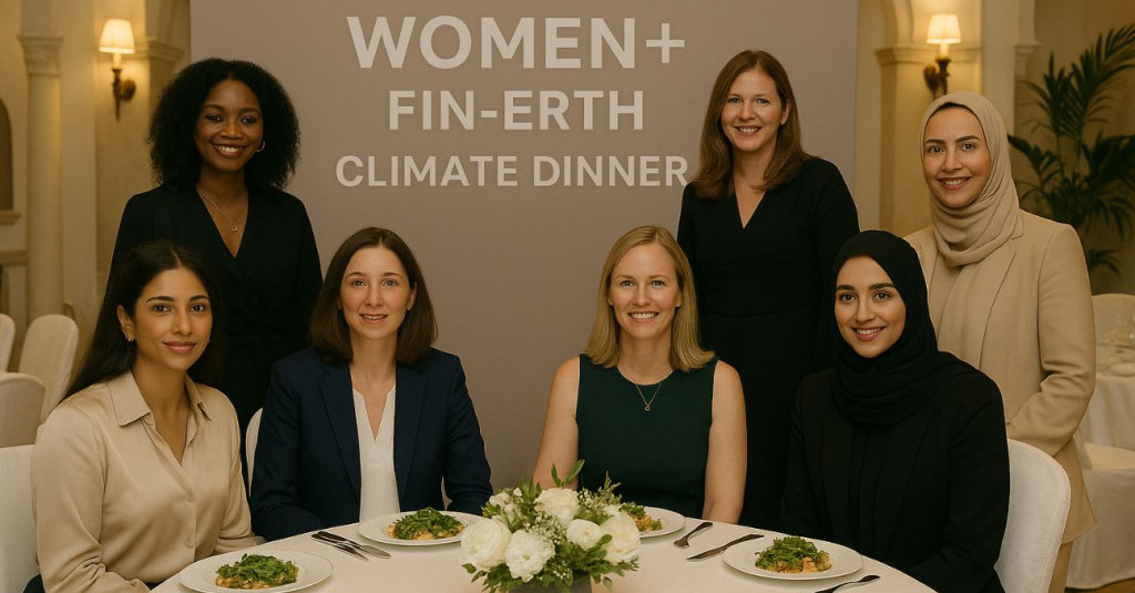 Ajman University’s Office of Sustainability Takes Part in Dubai Holding Women + Fin-Erth Climate Dinner