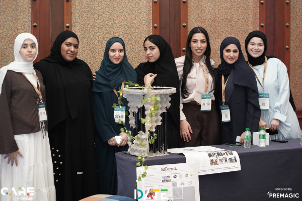 Ajman University Students Showcase Sustainable Innovation at DATE and CARE MENA Event