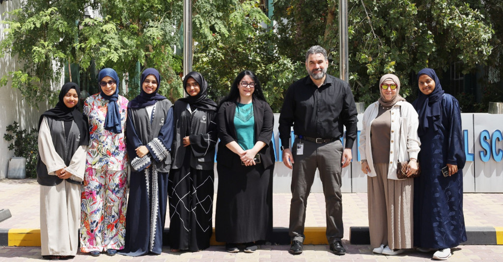 Ajman University's Office of Sustainability Organizes an Awareness Session and Workshop titled “Your Planet Needs You “at Al Maarifa International Private School