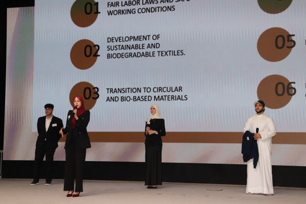 Ajman University Students Participate in the 25th Inter-College Environmental Public Speaking Competition