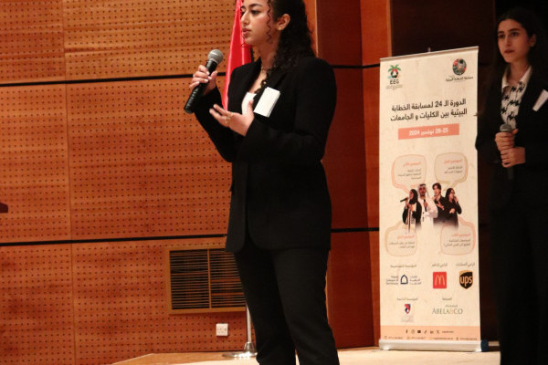 Ajman University Students Participate in the 24th Inter-College Environmental Public Speaking Competition