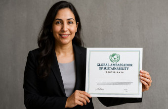 Ajman University Academic Reinforces Commitment to Global Sustainability with Ambassador Certification