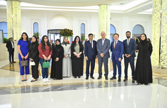 Ajman University Delegation and Student Group Participate with Bahi Ajman Palace Hotel in AirOWater Global Launch