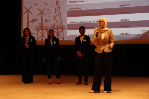 Ajman University Students Participate in the 24th Inter-College Environmental Public Speaking Competition